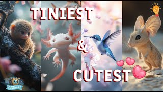World's Tiniest & Cutest Creatures: Pygmy Marmoset, Jerboa, Axolotl & Bee Hummingbird!