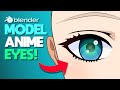 How to create anime style eyes in blender 3d