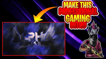 HOW TO MAKE GAMING INTRO LIKE ALPHA FREE FIRE😍 // ANKUSH FREE FIRE INTRO TUTORIAL