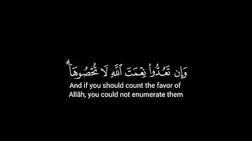 وءاتــٰـكم من كل ما سألتموه 🍀 محمد المنشاوي 🍀 كروما شاشة سوداء قرآن كريم | سورة إبراهيم