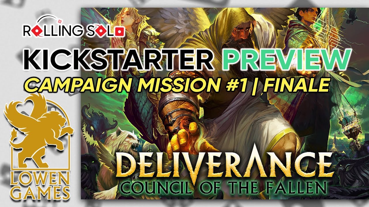 Deliverance: Council of the Fallen | Kickstarter Preview | Solo Playthrough | Mission 1 | Finale