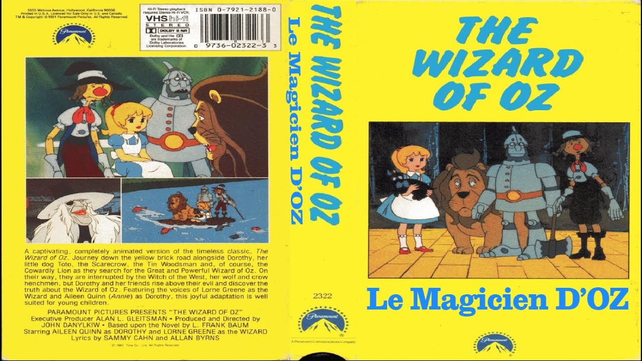Le Magicien D'oz (VHSRIP) Truefrench - YouTube