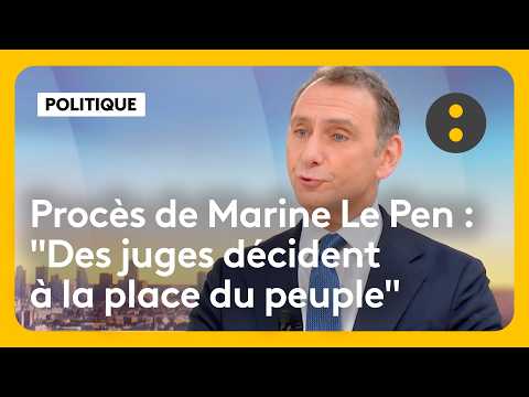 Laurent Jacobelli, député RN, est l'invité de la matinale de Franceinfo