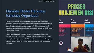 MANAJEMEN RISIKO REPUTASI