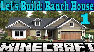 Minecraft Let andyisyoda builds a Ranch Style 2 bedroom house ♢♢♢ see the plans here: http://www.dreamhomesource.com/house-plans/dhs/