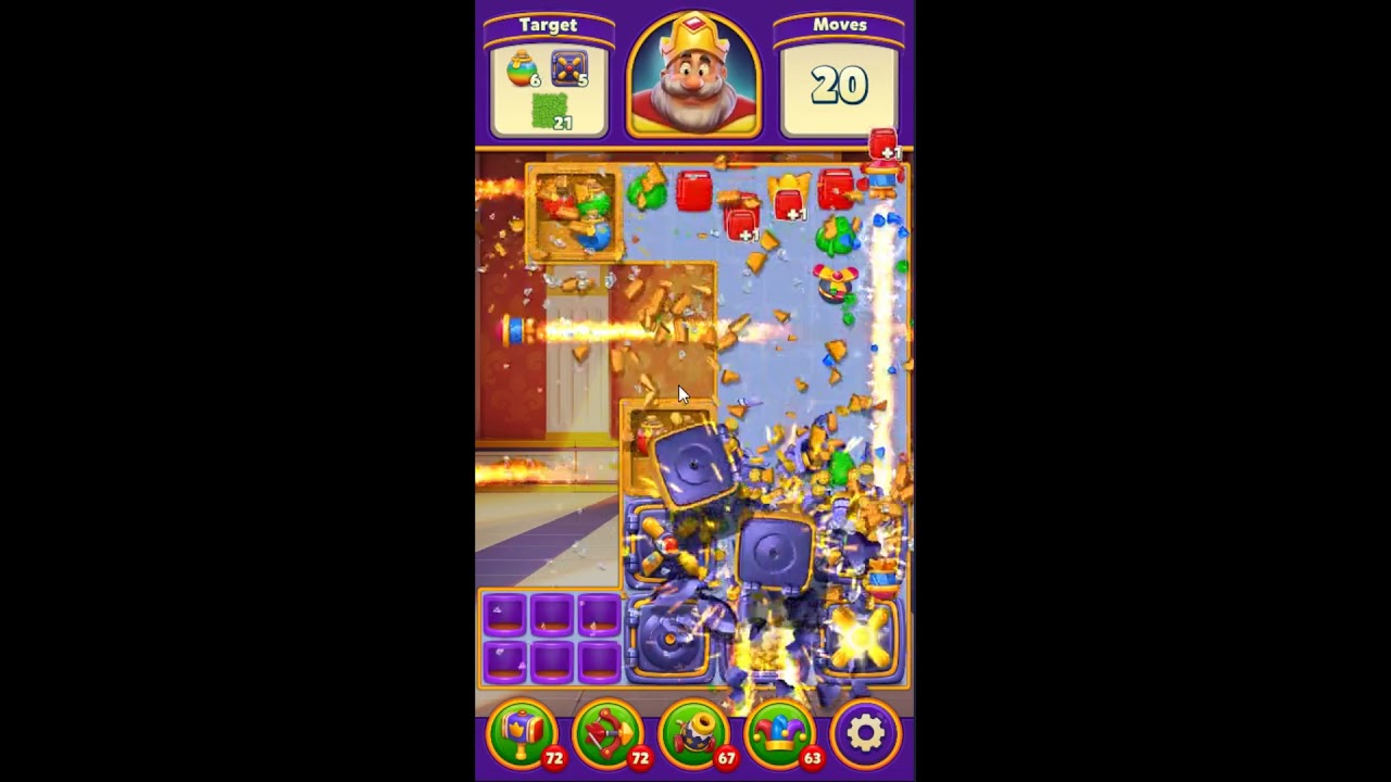 Royal Match Level 1569 - NO BOOSTERS GAMEPLAY 👑 | SKILLGAMING ✔️