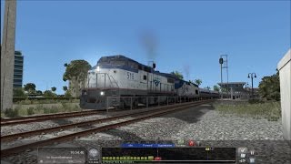 Train Simulator 2016 HD: Amtrak GE Dash 8-32BWH Leads Silver Meteor Train 97 Through West Palm Beach