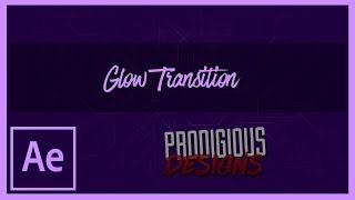 After Effects Tutorial | Glow Transition (easy and effective)