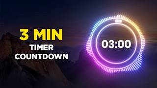 3-Minute Workout Timer with Music - EMOM Warmup Countdown