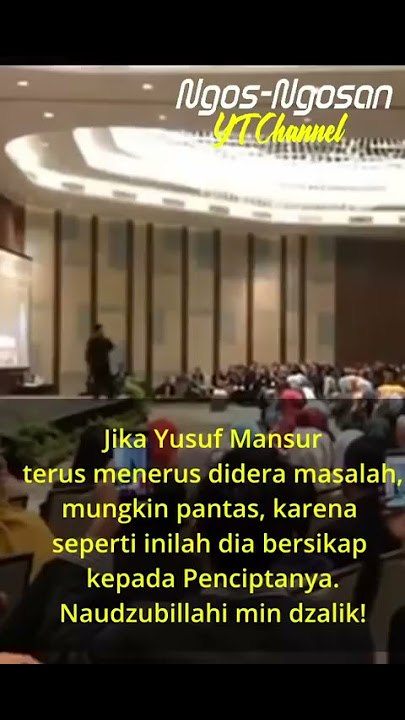 Doa Yang Menghujat, 'Sama Tuhan Ga Ada Aturan???' Nasihat Yusuf Mansur Bisa Merusak Akidah! #short