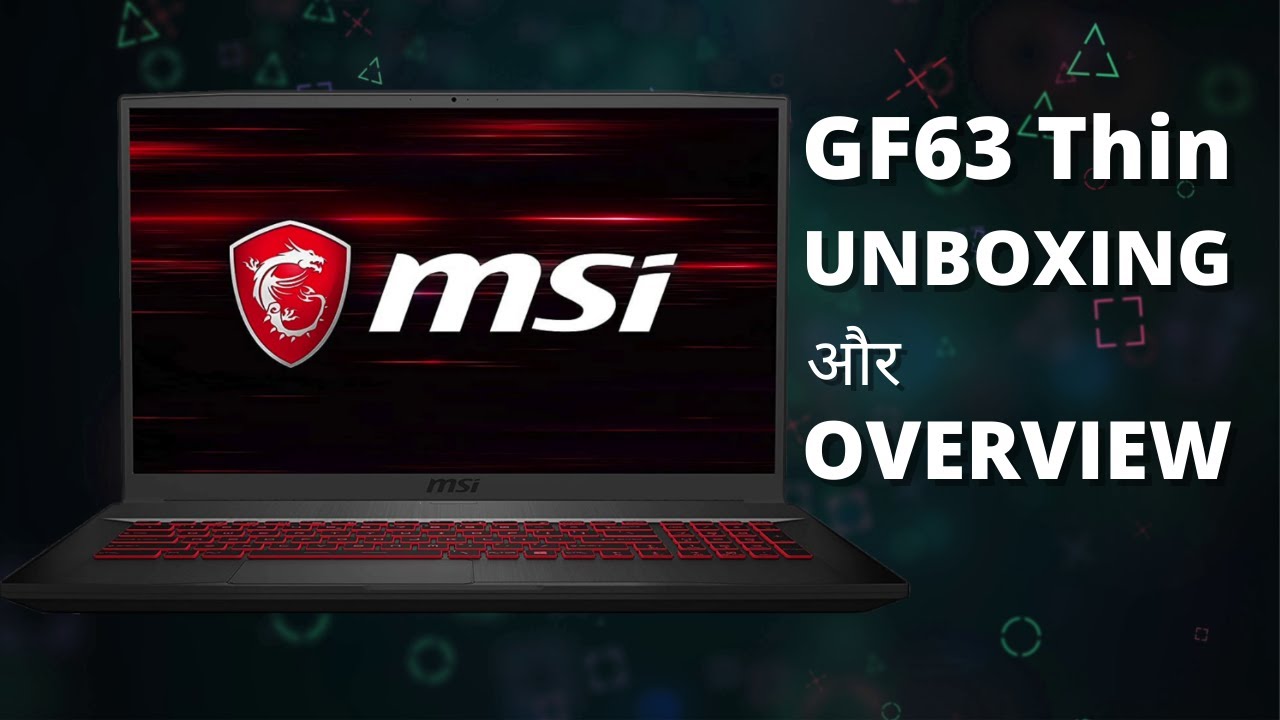 MSI GF63 Thin 10SCXR Laptop at Rs 70000