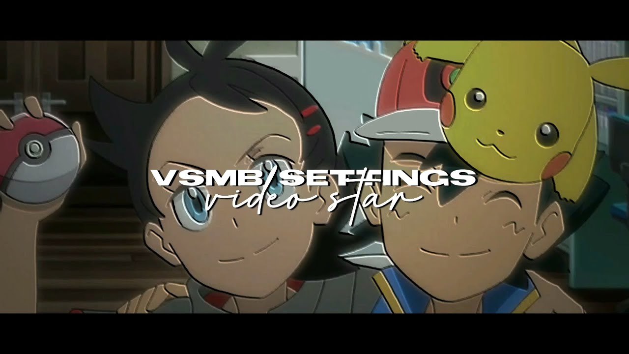 my vsmb settings ! video star YouTube