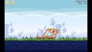 Angry Birds CLASIC HD ★ Poached Eggs LVL 1 ★ iPhone/iPod Touch/iPad/Android Gameplay HD screenshot 5