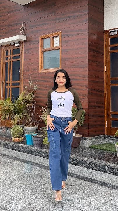 Meesho full sleeves crop t-shirt @ Rs.199🫶 #meesho #meeshofinds #meeshoshopping #tshirt #tshirts