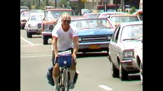 1983 60-year old Cross-Country Bicyclist WAVY Archive