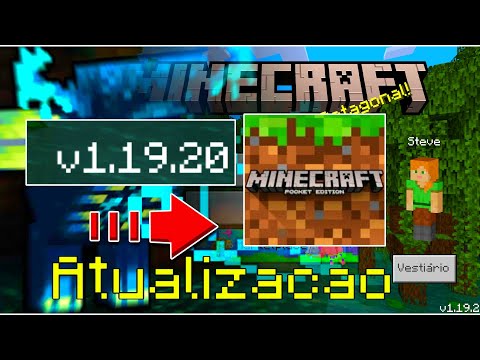 SAIU ATUALIZAÇÃO DO MINECRAFT PE 1.19.20 OFICIAL - Minecraft Bedrock Mcpe 