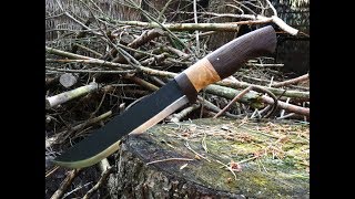 Knifemaking: Making Lauri carbon steel knife