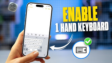 How to Enable One-Handed Keyboard on iPhone | Use One-Handed Typing on iPhone