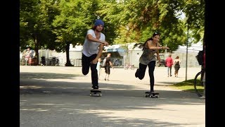 Skateboarding: Munich Olympiapark - Gabi Schumann & Tom Cat