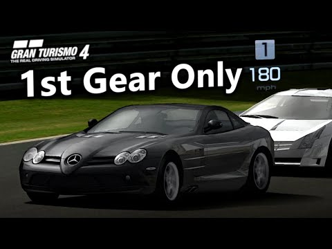 Beating Supercar Festival Using Only 1st Gear (Gran Turismo 4)