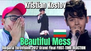 FIRST-TIME REACTION - Kristian Kostov - Beautiful Mess - Bulgaria Eurovision 2017 Grand Final