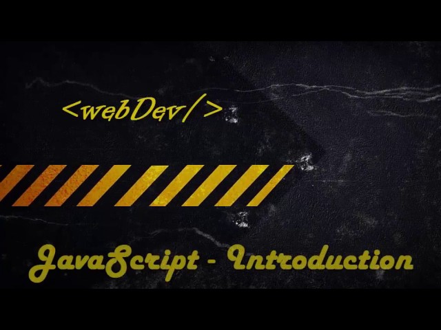 JavaScript #0 Введение в курс