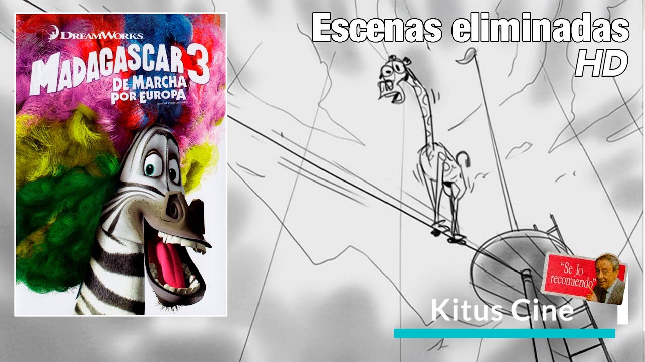 Escenas eliminadas de MADAGASCAR 3 (Subtituladas en español)