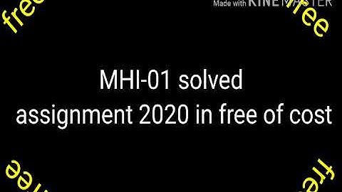 mhi 01 solved assignment 2019-20 | mhi 01 solved assignment