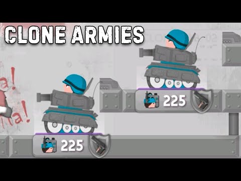 Видео: Два танка! Clone Armies Tactical Army Game