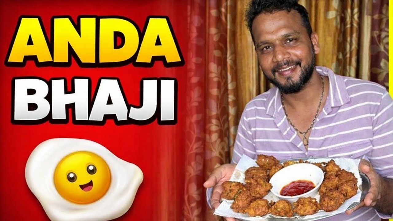 Crispy Anda Bhaji Recipe | Easy Egg Pakora at Home | Street Style Snack