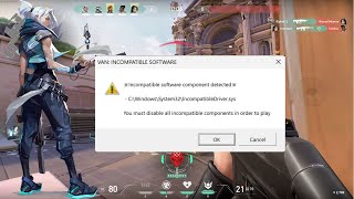 Fix Valorant Incompatible Software Component Detected (ENE.sys) Error