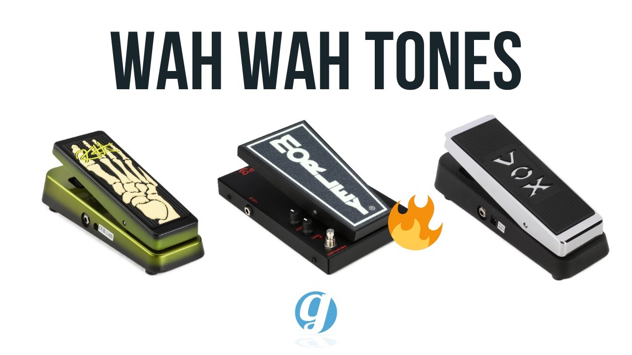5 of the Most Popular WAH Pedals TONE Comparison (no talking) 