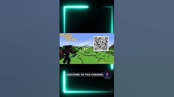 MAKING A GIANT QR-CODE OF OUR CHANNEL  #minecraft #shorts