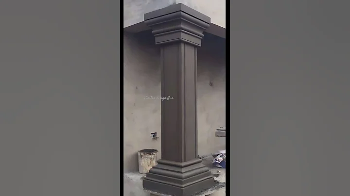 square pillar design(short) #construction #plasterdesign #house #vairalshort - DayDayNews