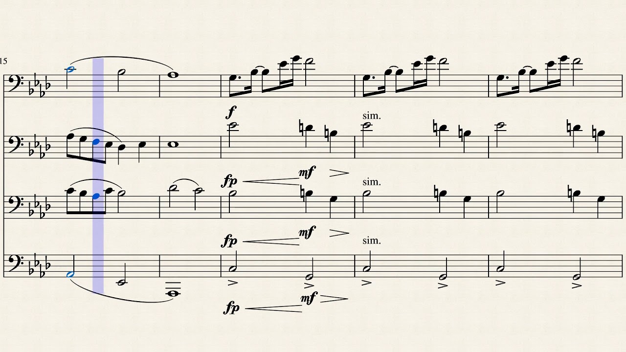 Can't Help Falling In Love Trombone Quartet Arr. Alexander Sidora