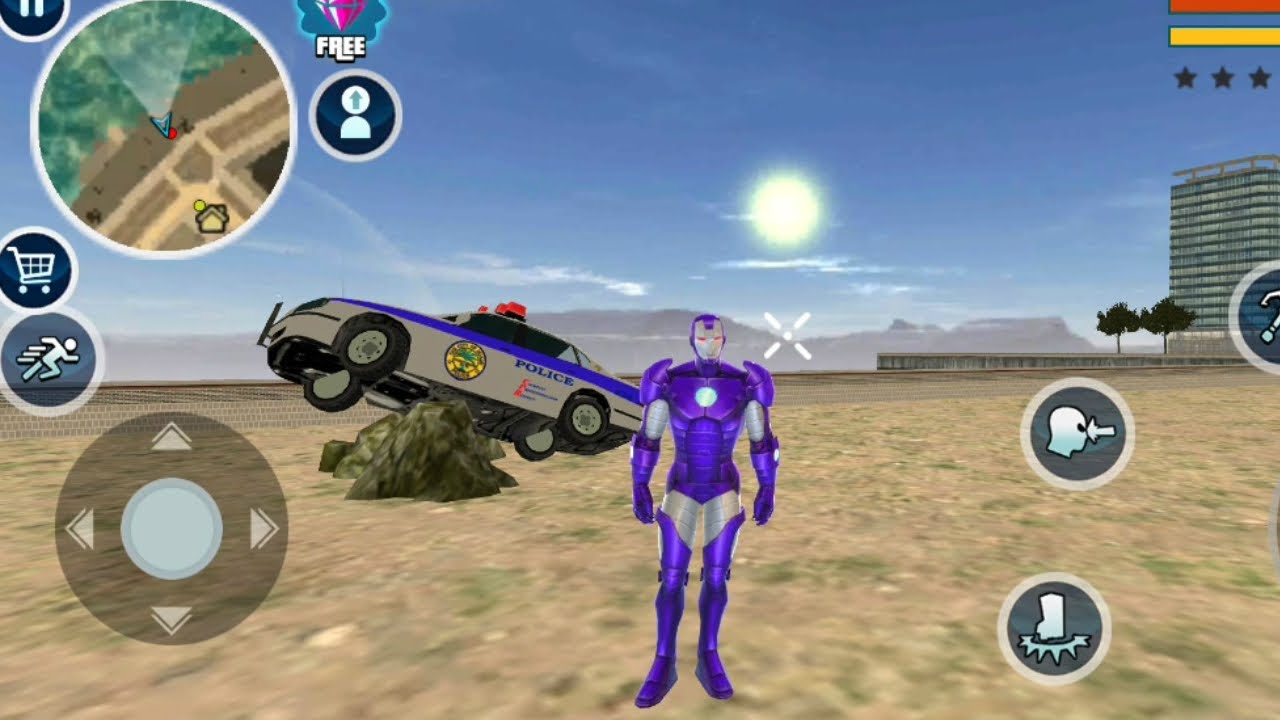 Iron Superhero Escape - Ironman Vegas Crime Simulator | Best Android GamePlay HD