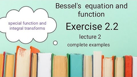 special function book Ba/ Bsc 4th sem ( Bessel