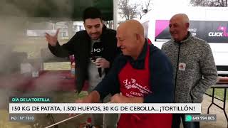 Tortilla gigante en el Jueves Lardero de Mejorada del Campo - Madrid Directo 27.02.2025