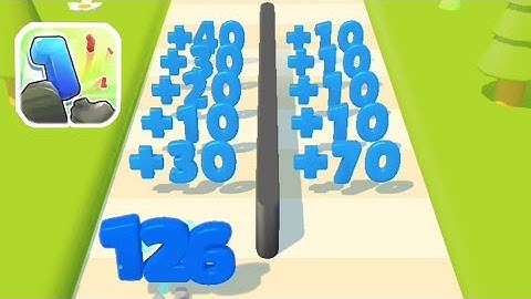 Number Run 3D||Gameplay (iOS & Android) Walkthrough part 23