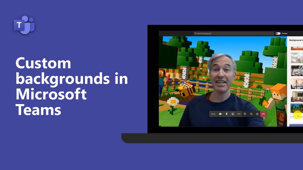 How to choose custom backgrounds in Microsoft Teams! - YouTube