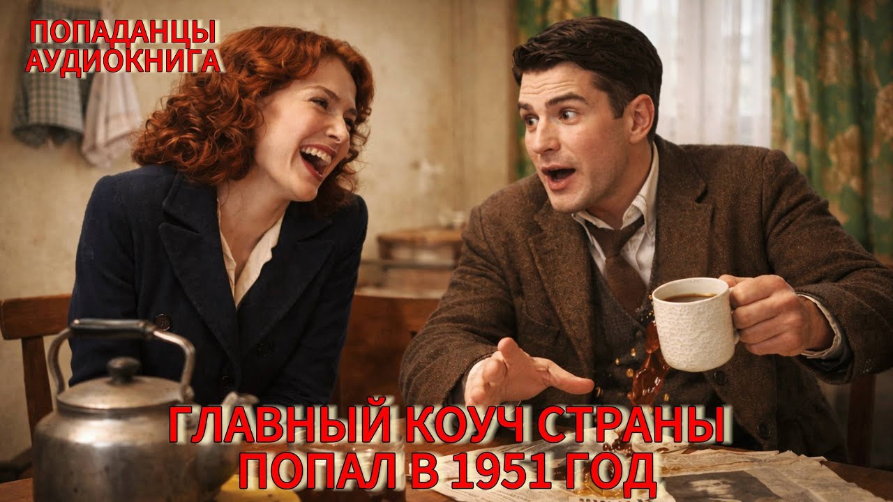 АУДИОКНИГА: Главный коуч страны попал в 1951 год. ПОПАДАНЦЫ