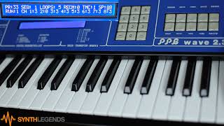 PPG wave 2.3 Sequencer and Arpeggiator Quick Tutorial