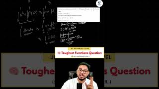🔥 JEE Advanced 2027 | Hardest Functions Question | 99% Aspirants Fail This Problem