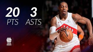RJ Barrett 20 pts 3 asts vs Knicks 25/26 season