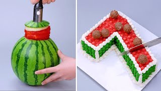 So Tasty Watermelon Cake Decorating Ideas | Homemade Birthday Cake Recipes