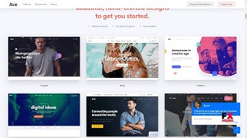 Ave - Responsive Multi-Purpose WordPress Theme      Braden Tirta