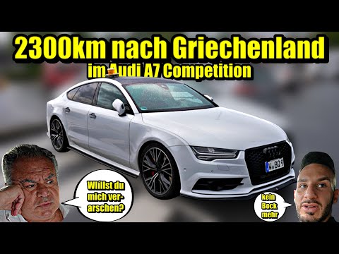 im Audi A7 Competition, 2300km nach Griechenland 🇬🇷
