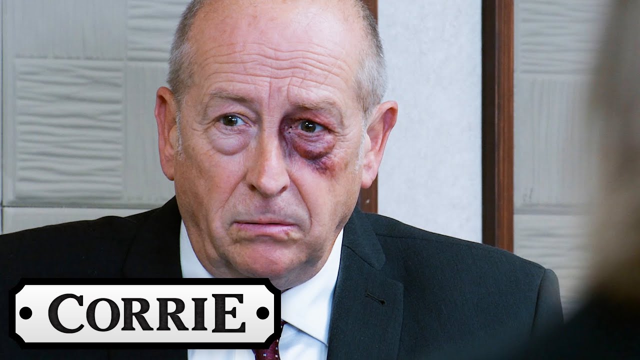 Geoff Lies About The Night He Was Stabbed By Yasmeen | Coronation Street