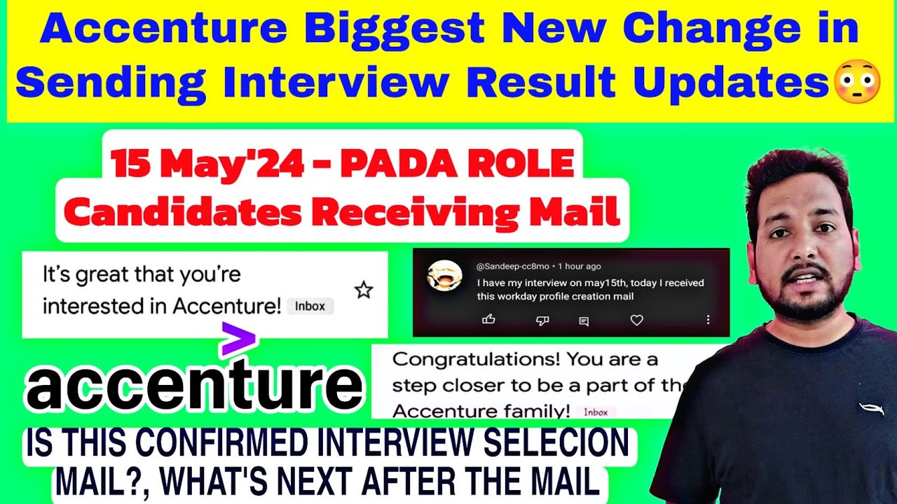 Good News: Accenture Nov'23-May'24 Candidates Interview Results Out 🔥 ...