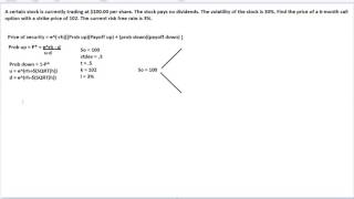 Binomial Trees Part 2